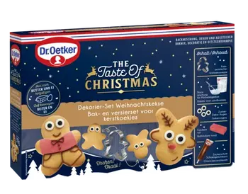 Dr. Oetker Коледни бисквитки с украси (смес за печене)