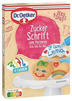 Dr. Oetker Цветни захарни шрифтове