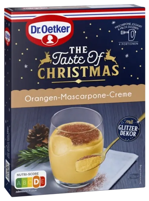 Dr. Oetker Десерт Маскарпоне и портокал