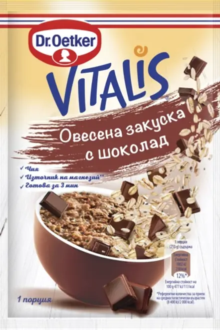 Dr. Oetker Овесена закуска с шоколад