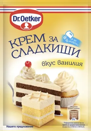 крем за сладкиши ванилия Dr. Oetker