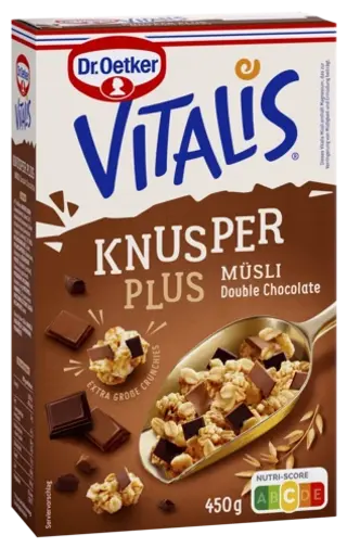 Хрупкаво мюсли плюс - двоен шоколад Vitalis