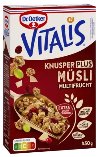 Хрупкаво мюсли плюс - плодове Vitalis