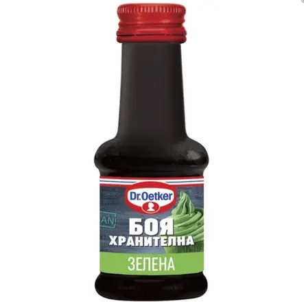 зелена хранителна боя Dr. Oetker (течна)