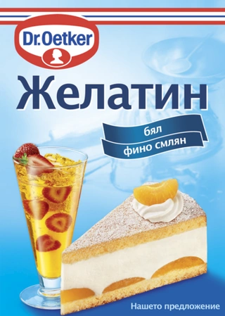 желатин Dr. Oetker