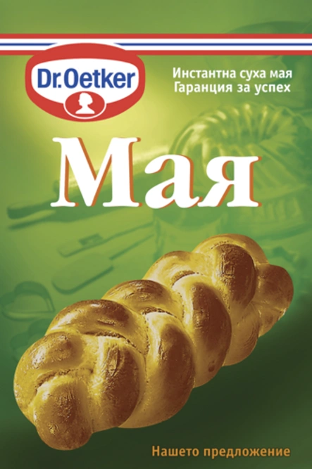 суха мая Dr. Oetker
