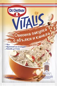 Dr. Oetker Овесена закуска с ябълки и канела