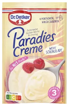 Dr. Oetker Крем Парадиз бял шоколад