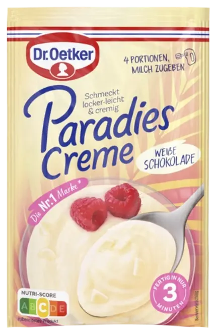 Dr. Oetker Крем Парадиз бял шоколад