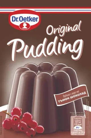 Оригинален пудинг тъмен шоколад Dr. Oetker