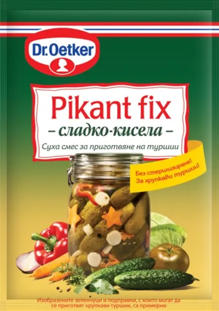 Пикант фикс - сладко кисела Dr. Oetker