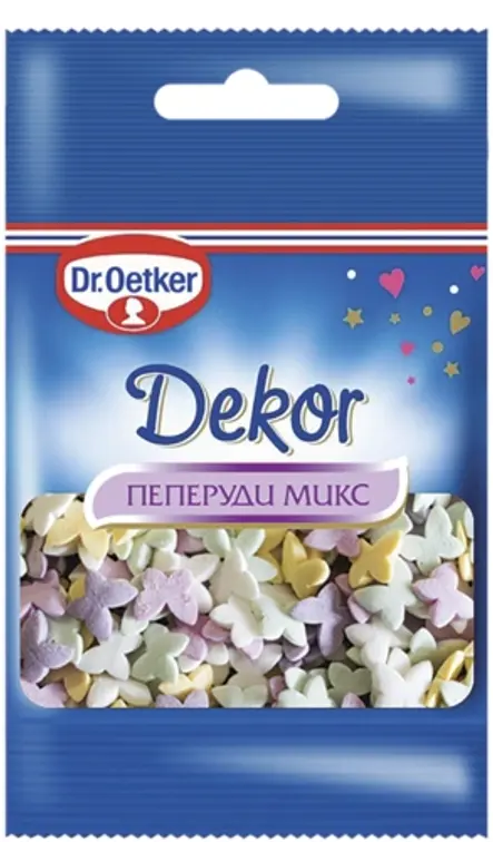 захарни пеперуди Dr. Oetker (или други захарни поръски по избор)