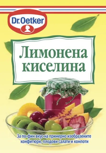 лимонена киселина Dr. Oetker