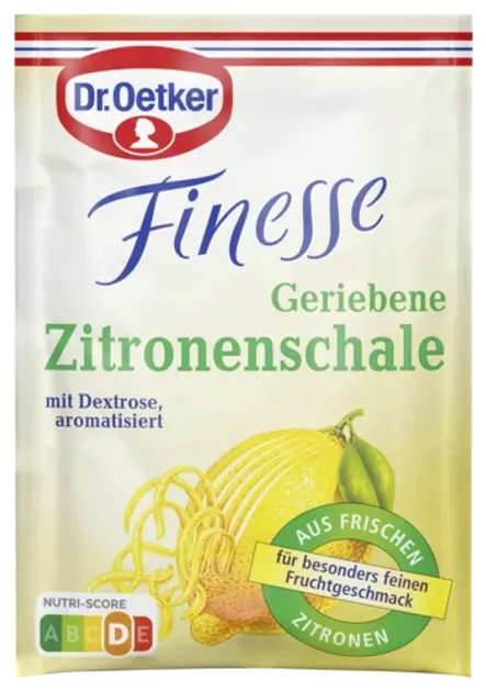 Финес - аромат лимонови корички Dr. Oetker