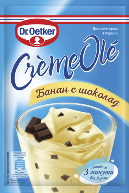 Dr. Oetker Крем Оле банан с шоколад