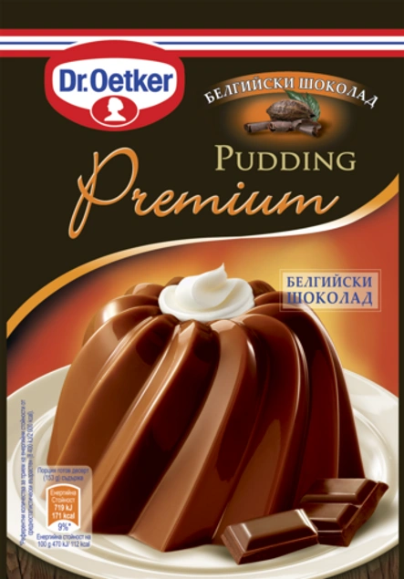 Премиум пудинг с белгийски шоколад Dr. Oetker